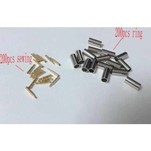 400pcs (200pcs SMA ring + 200pcs SMA sewing) for RG174 RG316 LMR100 connector NEW