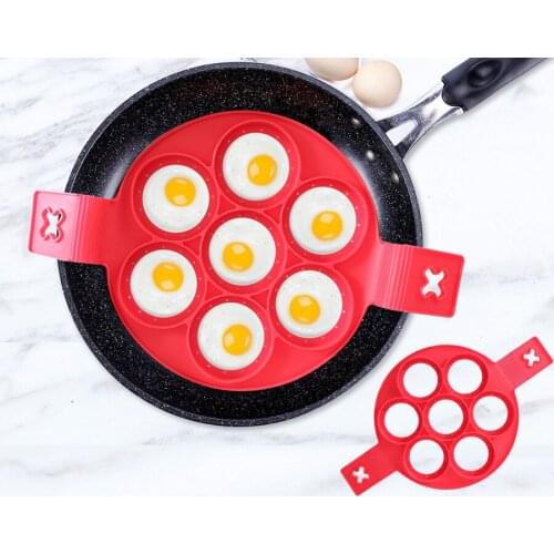 Silica Gel Egg Frying Machine Pancake Biscuit Cake Model DIY round