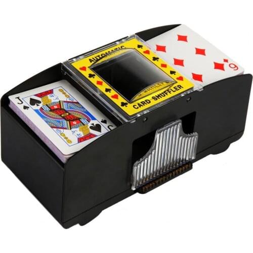 Automatic Playing Card Shuffler Bridge Game Electric Shuffler Plastic Card Poker Shuffling Machine
