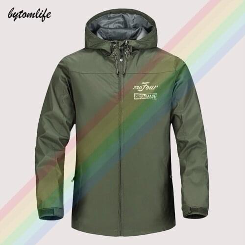 Cb750 Custom Made Vintage Honda Autumn Winter Sailing Hiking Outdoor Hooded Windproof Jacket Men Top Quality Soft Asian Size