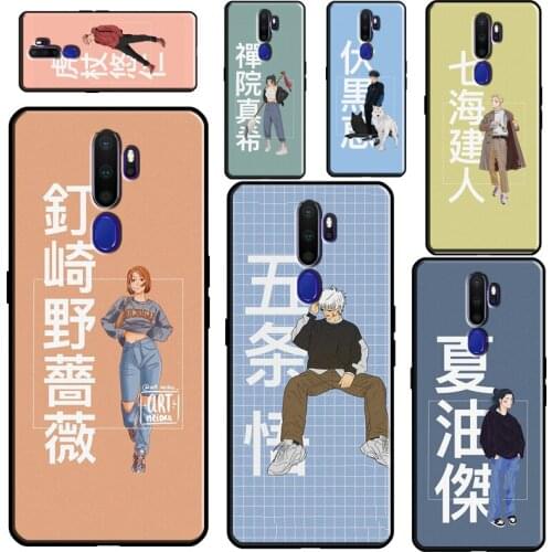 Jujutsu Kaisen Satoru Gojou Itadori Yuji For OPPO A52 A72 A91 A5 A9 A31 A53 2020 Reno2 Z Find X2 X3 Pro A3S A5S A1K A15 A93 Case