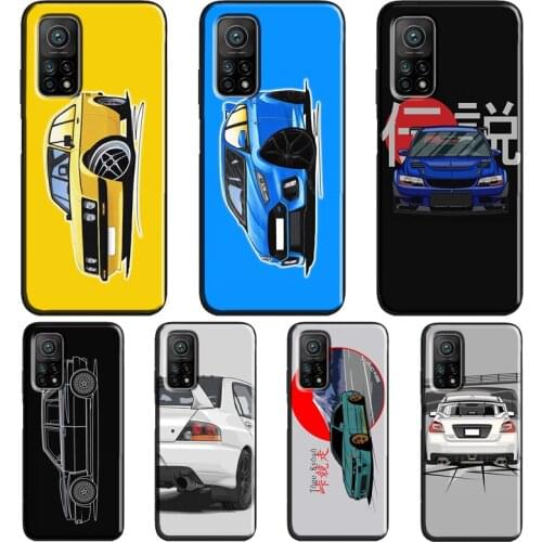Rally Car Illustration For POCO M3 Pro F3 X3 NFC Case For Xiaomi Mi Note 10 Lite A3 9T 10T Pro Mi 11 Lite Coque