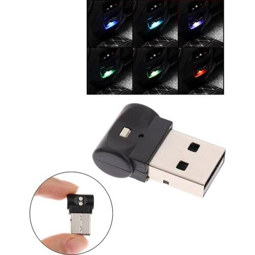 Mini USB LED Car Light Auto Interior Atmosphere Light Decorative Lamp Emergency Lighting PC Auto Colorful Light Car Accessory
