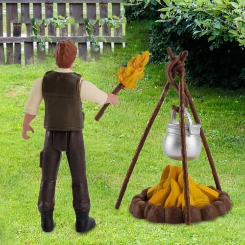 Miniature Toy Novelty Educational Detailed Picnic Pastoral Style Dollhouse Model for Kid