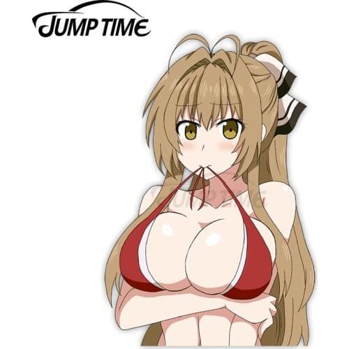 Jump Time 13 x 12.2cm For Amagi Brilliant Park Sento Isuzu Car Stickers Windshield Wall Waterproof Decal VAN Car Assessoires
