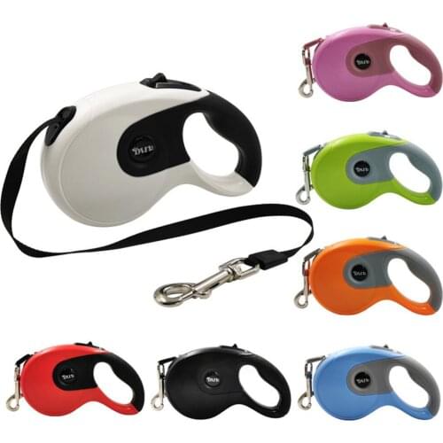 Large Dogs Leash Pet Automatic Nylon Running Walking Leads Puppy Retractable Extending Traction Rope Cat Collar Belt Supplies