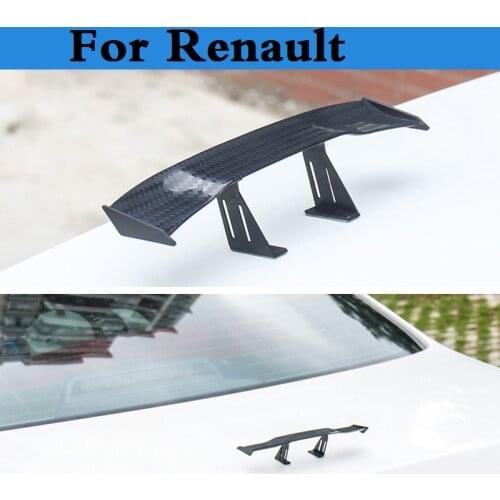 New Car Lightweight Gt Hatchback Rear Spoiler Wing Racing For Renault Sandero Rs Symbol Talisman Twingo Twizy Vel Satis Wind Zoe