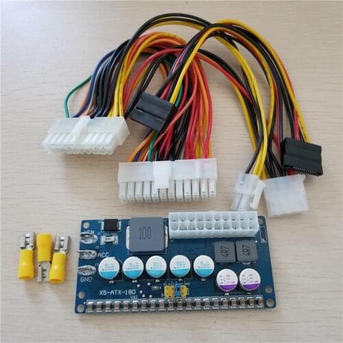 PCIO-BOX X5-ATX-180W 8-24V Wide Voltage Input Source ITPS Car Computer Power Supply 180W