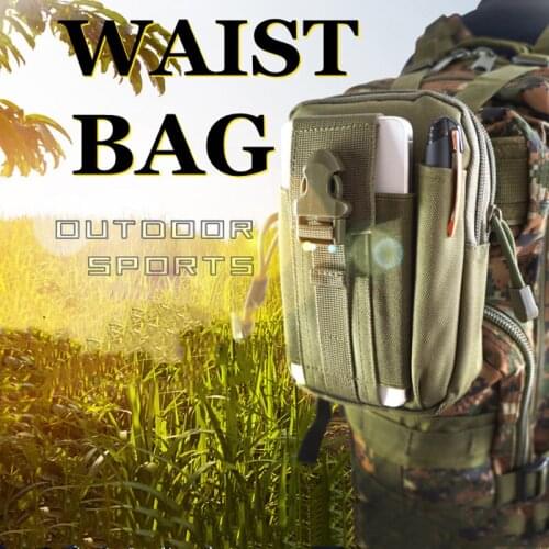 8 Colors Waist Pack Bag Multifunctional Cycling Universal Optional Running Climbing Durable Large Capacity Waterproof Oxford