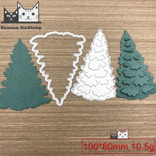 Reunion Christmas Tree Metal Cutting Dies Metal Steel Cutting Embossing Dies for Scrapbooking Paper Craft Home Decoration Craft
