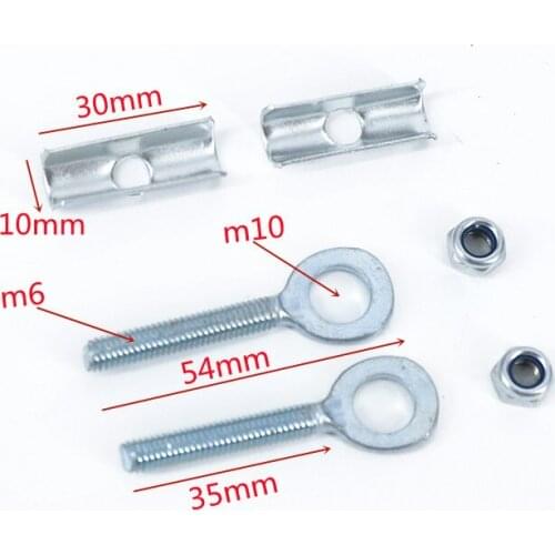 2 Pcs Drive Chain Tensioner Adjuster Puller For 47cc 49cc Mini Motor Pocket Dirt Bike ATV Parts Chains Adjuster Bolt Tensioner