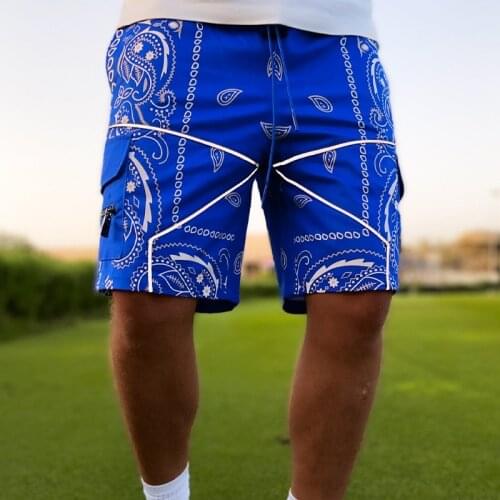 Hip hop Printed Shorts Men Fashion High street Brand Mens Shorts joggings Streetwear casual shorts 2021 new summer Cargo shorts