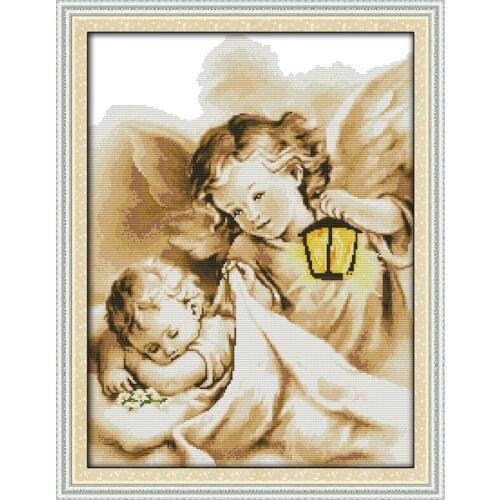 Everlasting Love Christmas The Angel In Dream Ecological Cotton Chinese Cross Stitch Kits Counted Stamped 14CT Sales Promotion