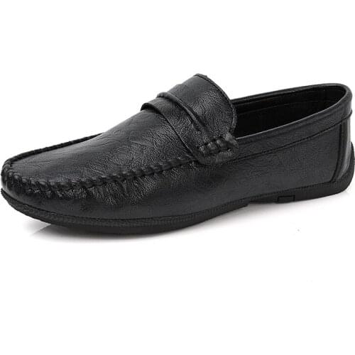 Zapatillas de zapatos informales cuero shoe breathable comfortable flat loafers sneaker mens hombre fashion summer new 2020 for