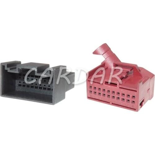 1 Set 20 Pin 8E0972420 1534095-1 1534102-1 Car Gateway CANBus Wire Plug Auto Cable Socket 8E0 972 420 For VW