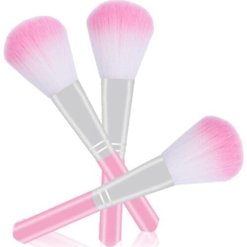 1PC Professional Makeup Brushes Nylon Fiber Blush Powder Brush Makeup Tools Maquiagem Home Use Beauty Comestics For Women