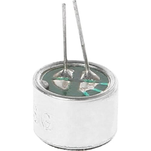 10 Pcs/Lot With 2 Pin Cables Capsule Electret Condenser Microphone 9767 Mic X3UB