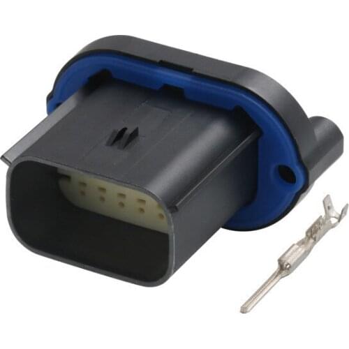 12 Pin Molex Automobile Male Female Connector Black Wiring Plug Socket With Terminal 47725-6010