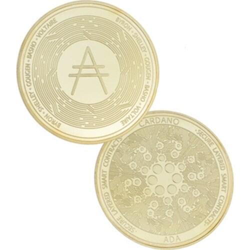 2021 Plated Cardano ADA Coin Cryptocurrency Physical Collection metal coin new