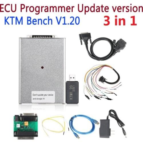 3 in 1 ECU Programmer Function Update of KTM Bench V1.20 KTM FLASH KTM OBD 1.20 ECU chip Tuning Tool PK Openport 2.0 ECU chip