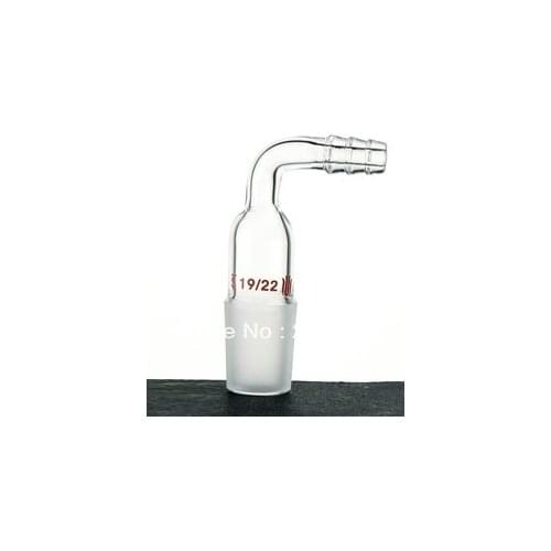 A921420 synthware,Adapter, Vacuum/inert Gas, 90 degrees, joint:14/20, Hose connection O.D.:8mm