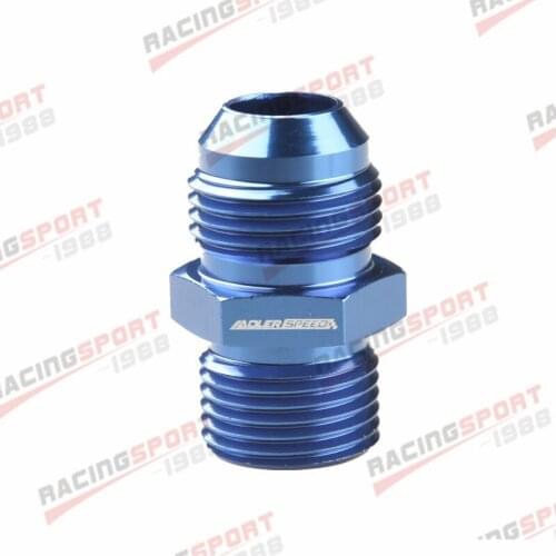 AN -10 AN10 -10AN Male to 1/2" BSP BSPP Straight Adapter Adaptor Blue