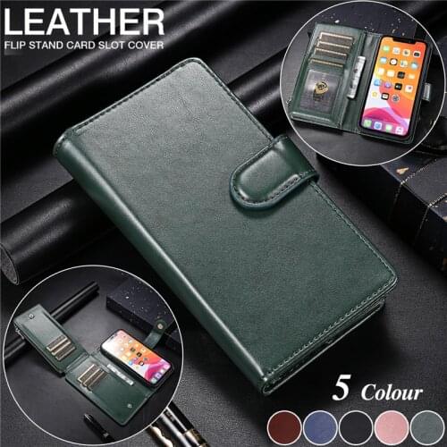 Flip Leather Purse Case For iPhone 12 11 Pro XS Max XR X SE 2020 8 7 6 6S Plus Zipper Wallet Multi Card Cover Coque Etui Hoesje
