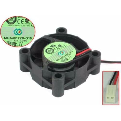 Magic MGA4012ZB-O15 DC 12V 0.20A 40x40x15mm Server Cooling Fan