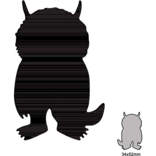 Little Monsters Design Craft Metal Cutting Dies Scrapbooking Album DIY Paper Card Craft Embossing Die New