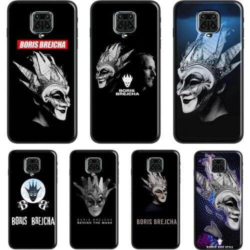 DJ Boris Brejcha For Xiaomi Redmi Note 10 7 8 9 Pro Note 8T 9S Soft Case For Redmi 9T 9A 9C K40 Pro Cover