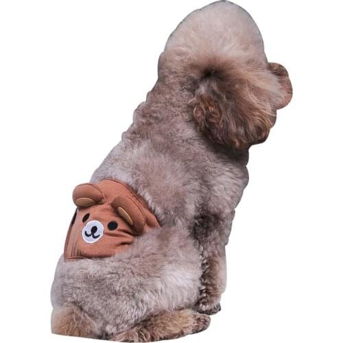 Durable Cotton Soft Unisex Pet Puppy Panties Dog Diaper Sanitary Pants Wrap Dog Clothing