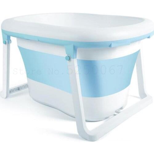 Baby Bathtub Folding Bathtub Bathtub Baby Bathing Bathtub Household Can Lie Large New Products