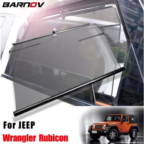 For JEEP Wrangler Rubicon Car Special Sun Shade Side Window Automatic Lifting Sunshade Sunscreen Insulation Telescopic Curtains