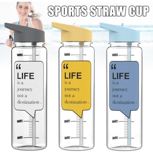 720mLSports Cup Portable Men Women Outdoor Fitness Casual Space Cup Plastic Vibration Creative Kettle Gift Water Bottle-30