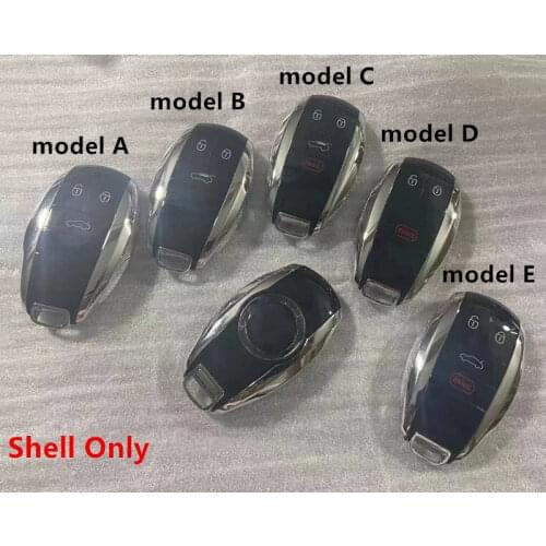 KEYECU Replacement Smart Remote Control Keyless Start Key 3/4 Buttons Case Cover Shell for Bentley Bentayga 2017-2021 2AHMV-YK1