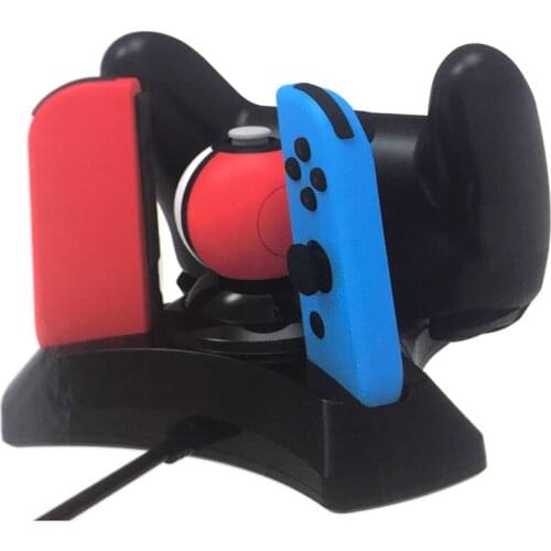 2020 For Nintendo Switch Charging Stand for Switching Joy-con Pro Controller Poke Ball Plus Controller Charger 4-in-1