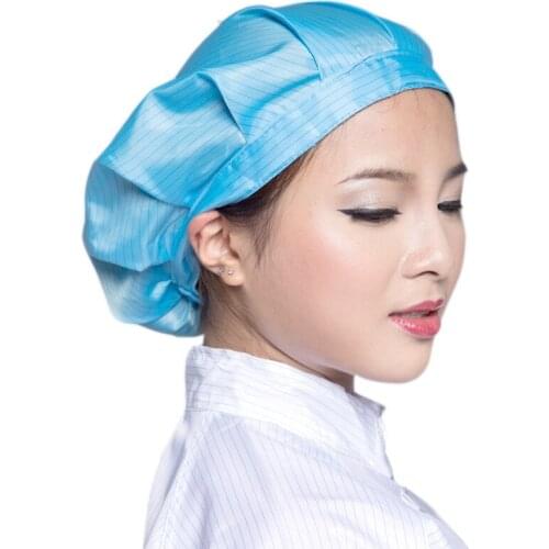 1pc Anti-static Dust-free Work Hat High Quality Dust Hat Anti-static Work Hat Polyester Chef Hat