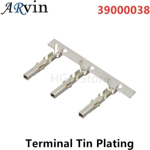 100pcs Molex Connector 39000038 3900-0038 39-00-0038 5556T Terminal Tin Plating