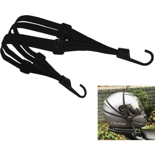 2 Hooks Motorcycles Moto Strength Retractable Helmet Luggage Elastic Rope Strap Strong Ratchet Belt for Luggage Bag