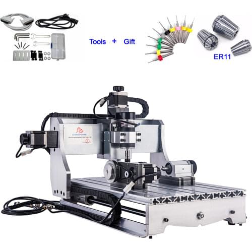 3040 Wood CNC Router 4 Axis 3D Engraving Milling Machine
