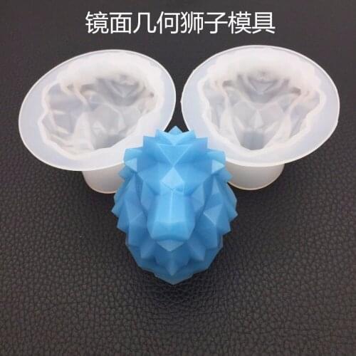 3D Crystal Epoxy pray Sleeping baby/ Lion/wolf head /pig mold scented gypsum spread incense mold set table decoration mould