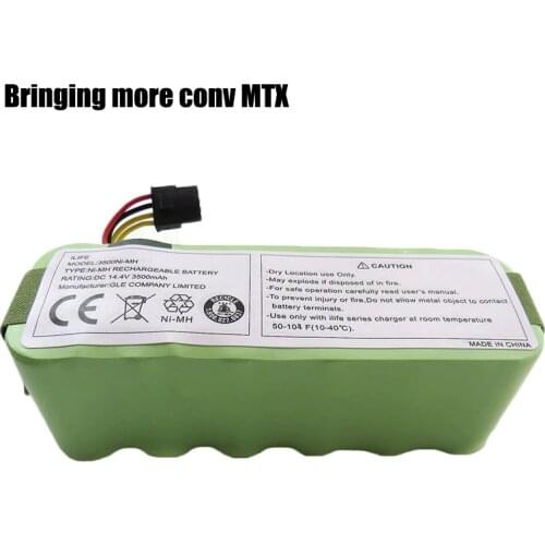 NI-MH 14.4V 3500mAh Battery for Ecovacs Mirror CR120 for panda X500 X600Vacuum cleaner Dibea X500 X580 battery For Haier T321