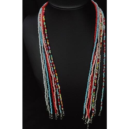 Fashion Eyeglass Chains Colored Beaded Sunglasses Chains Necklace Eyewears Cord Holder Neck Strap Rope Accessories Women