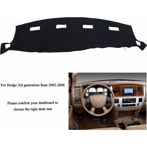 Car dashboard covers mat for Dodge 2002-2008 RAM 1500 2500 3500 Left hand drive dashmat pad dash cover auto dashboard