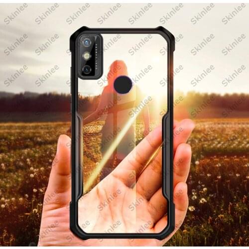 Skinlee For TECNO Spark 6Go Case Official Original Shockproof Clear With Soft Frame Airbag Cover For Tecno Spark 6 Go Case