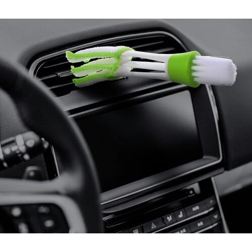 Sponges Cloths & Brushes Car Repair Tools Car Washer Microfiber Car Cleaning Brush for Air-condition Cleaner Computer Clean Tool