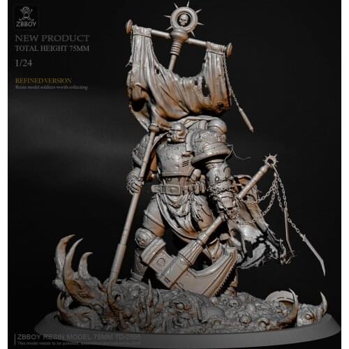 H75mm 1/24 Resin figure model kits DIY figure self-assembled TD-2595