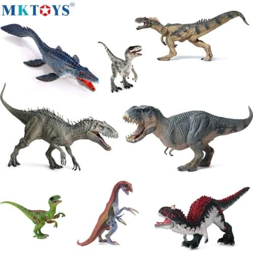 MKTOYS Dinosaur Jurassic World Park Toys Indominus Rex Vastatosaurus Rex Mosasaurus Raptor Gifts Kids Dinosaurier Spielzeug