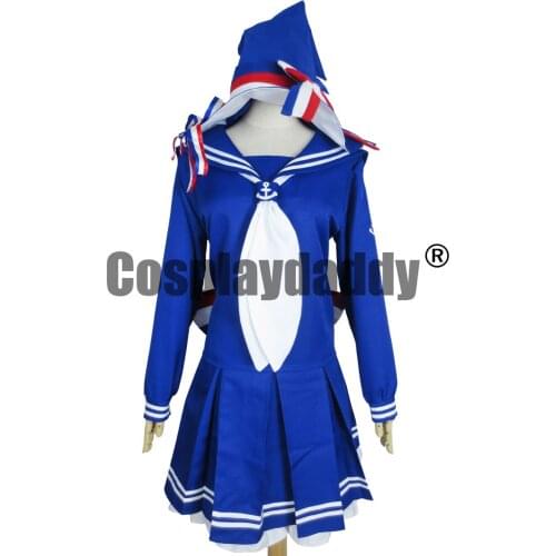 Wadanohara and the Great Blue Sea witch Wadanohara Cosplay Costume F008