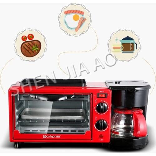 Three-in-one breakfast machine Coffee machine oven-baked machine One machine High-power breakfast machine